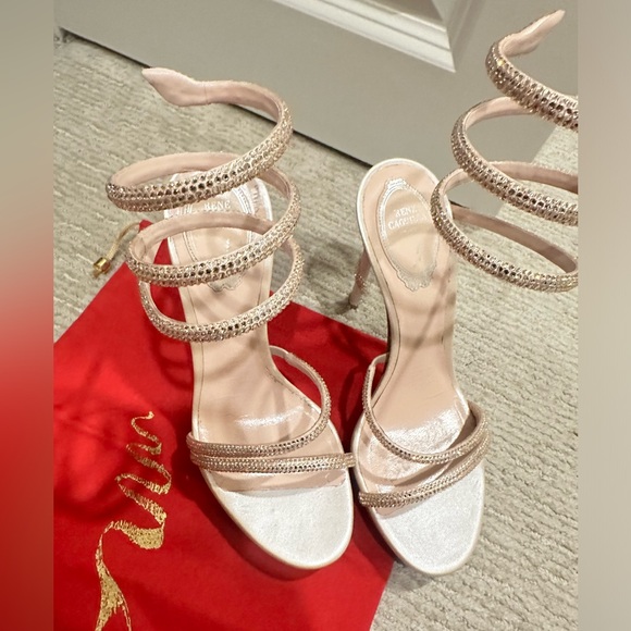 Rene Caovilla Margot 120mm crystal-embellished sandals 38 - Picture 8 of 9